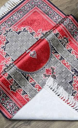 İpek Kalitesi Sıla Modeli Seccade Kırmızı