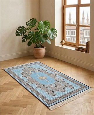 İpek Kalitesi Sıla Modeli Seccade Turkuaz