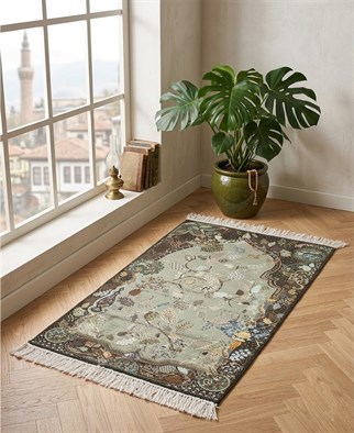 İpek Kalitesi Sıla Modeli Seccade Yeşil