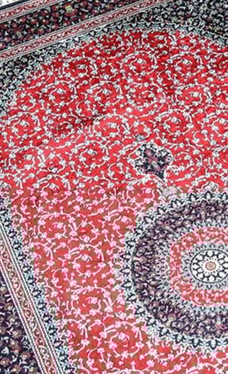 İpek Kalitesi Sultan Model Seccade Kırmızı