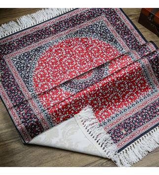 İpek Kalitesi Sultan Model Seccade Kırmızı