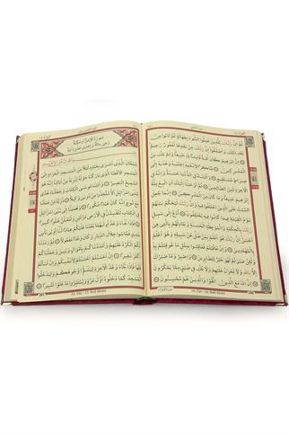 İsme Özel – Kadife Kaplı Kırmızı Kuran-ı Kerim ve İnci Tespih