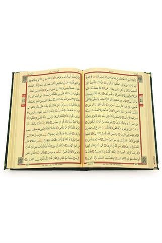 İsme Özel – Kadife Kaplı Yeşil Kuran-ı Kerim ve İnci Tespih