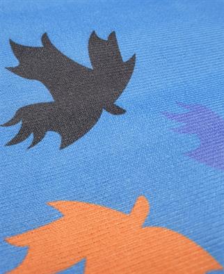 Kabeli ve Medineli Renkli Garson Boy Seccade Mavi