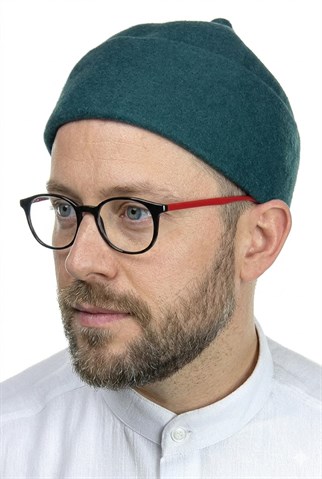 Keçe Yün Takke - Gri Renk