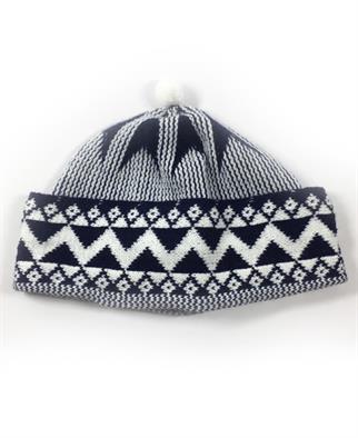 Kırçıllı Orlon Mavi Hacı Takkesi - 1 Adet