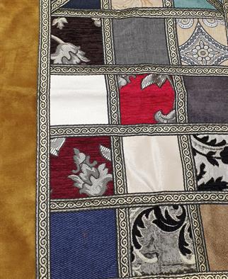 Kırkyama Desen Spandeks Çocuk Seccadesi Gold