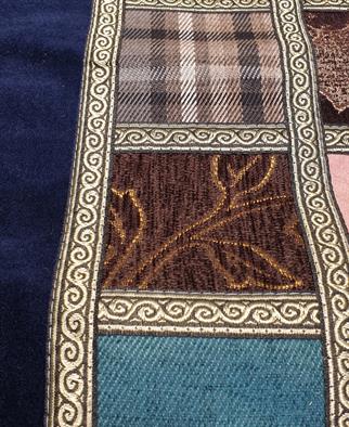 Kırkyama Desen Spandeks Çocuk Seccadesi Lacivert