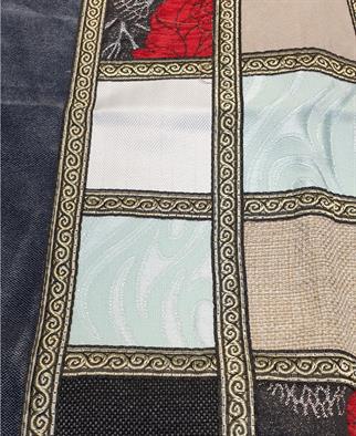 Kırkyama Desen Spandeks Çocuk Seccadesi Gri