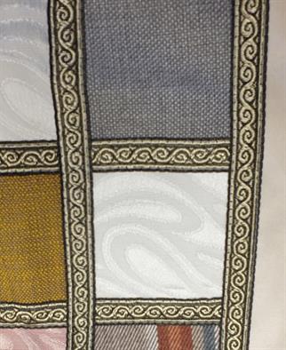 Kırkyama Desen Spandeks Çocuk Seccadesi Krem