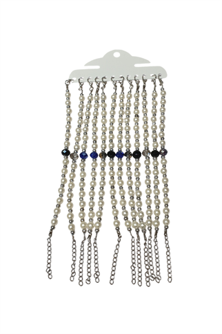 kristalli İncili bileklik 12 adet