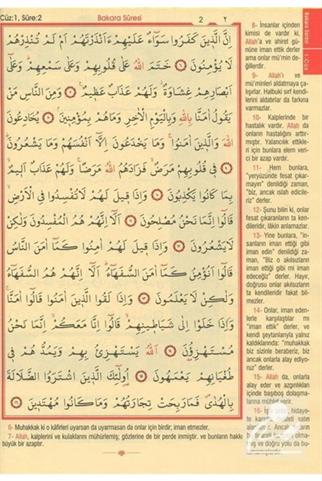 Kuranı Kerim ve Türkçe Meali - Rahle Boy