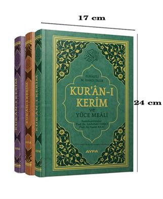 Kuranı Kerim ve Yüce Meali Bilgisayar Hatlı - Orta Boy
