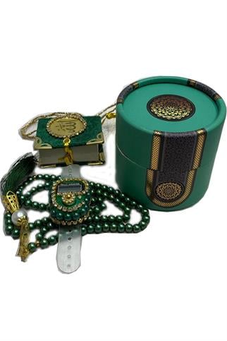 Kutu İçinde İnci Tesbih Taşlı Zikirmatik 