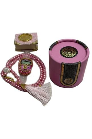 Kutu İçinde İnci Tesbih Taşlı Zikirmatik 