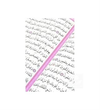 Merve Pembe Ciltli Kuranı Kerim - Rahle Boy