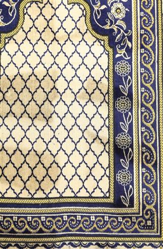 Mihraplı Şpinger Seccade Hardal Sarısı