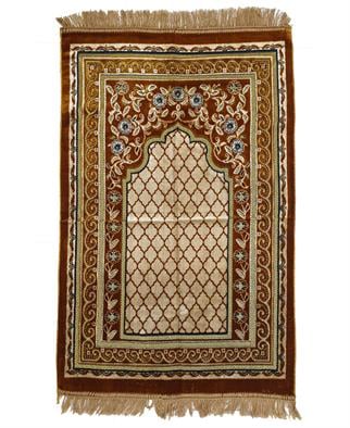 Mihraplı Şpinger Seccade Hardal Sarısı