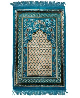 Mihraplı Şpinger Seccade Su Yeşili