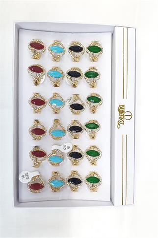 Şık Bayan Mazgarit Kararmaz Yüzük 