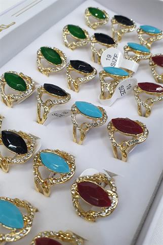 Şık Bayan Mazgarit Kararmaz Yüzük 