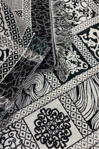 Simli kırkyama goblen 10 lu