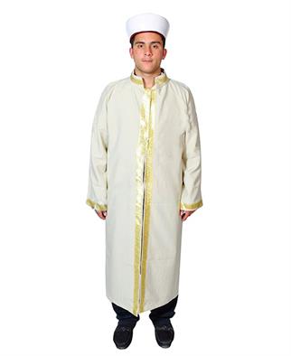 Sırmalı Çınar Cübbe - Krem