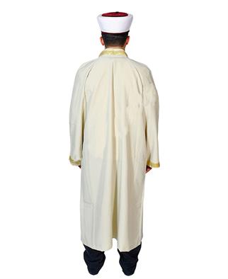 Sırmalı Çınar Cübbe - Krem