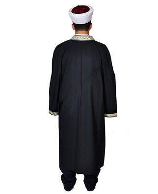 Sırmalı Çınar Cübbe - Siyah