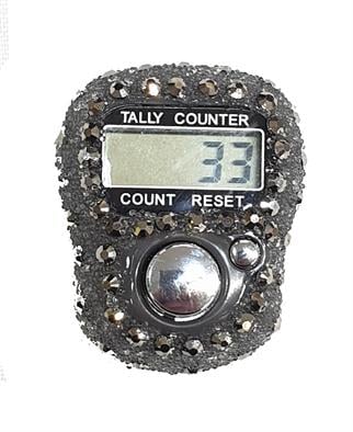 Taşlı Zikirmatik Gri 10 Adet