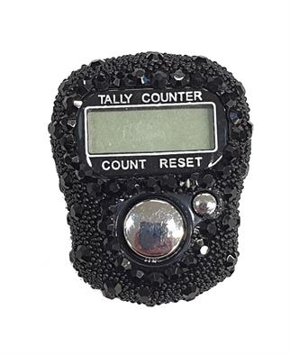 Taşlı Zikirmatik Siyah - 10 Adet