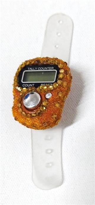 Taşlı Zikirmatik Turuncu - 10 Adet