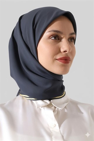 Tesettür Biyeli Bürümcük Düz Şifon Eşarp 10lu