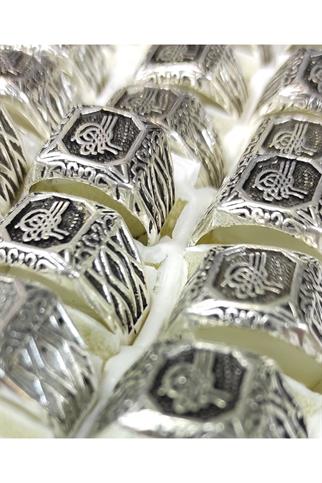 Tuğralı Hediyelik Erkek Yüzük 42 li