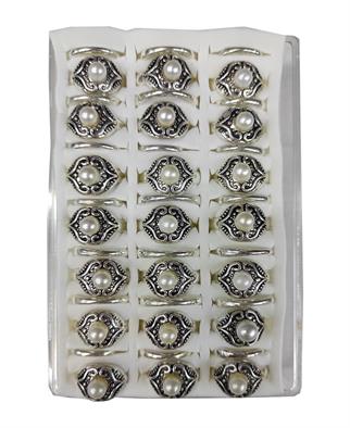 Zarif Taşlı Hediyelik Bayan Yüzük 42 li