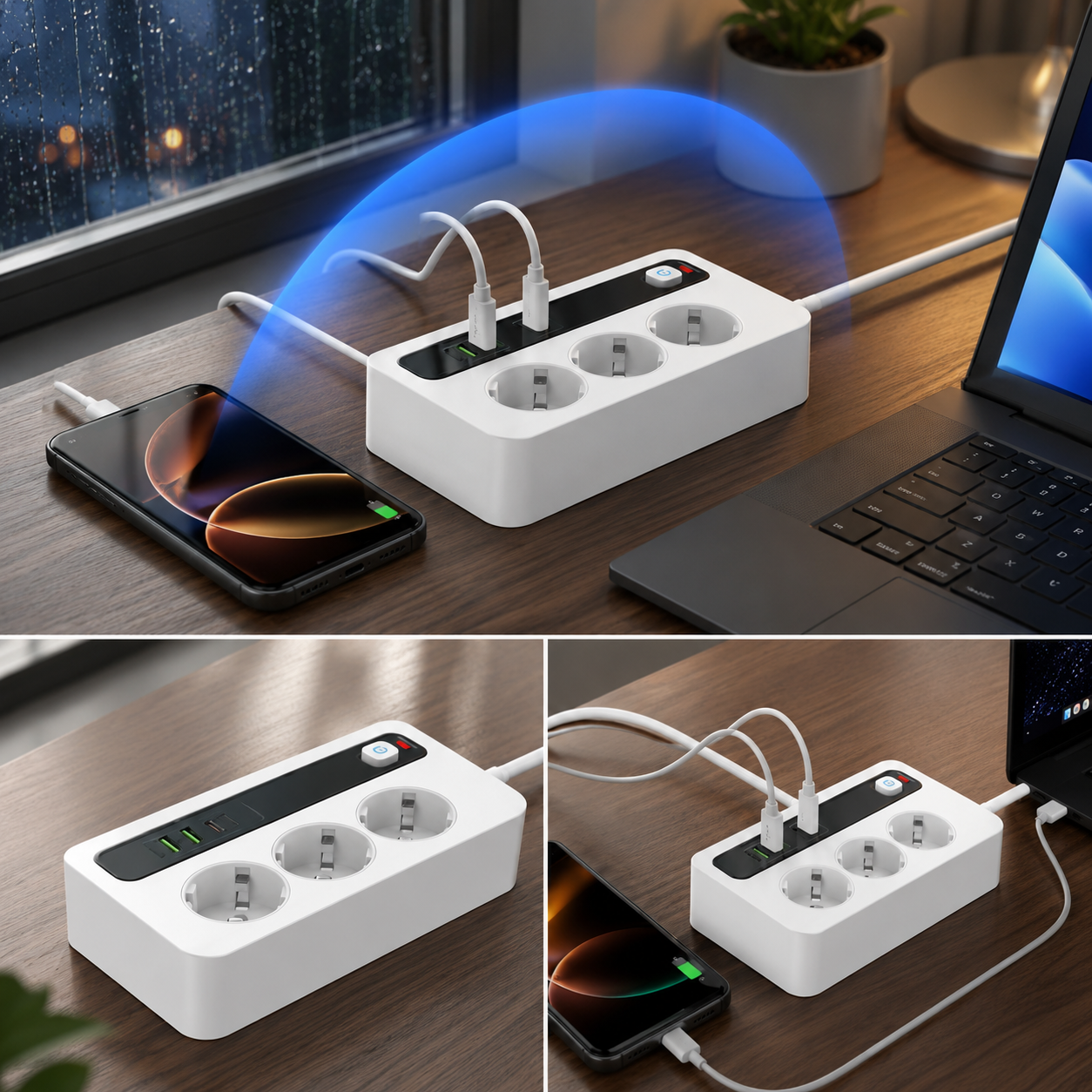 Akım Korumalı Çoklu Priz Nedir? Elektronik Cihazlarınızı Güvende Tutmanın En Kolay Yolu