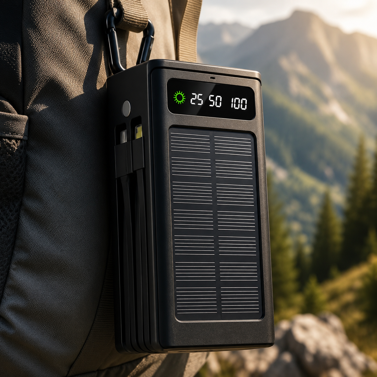 Güneşten Bile Şarj Alan Powerbank: P37 30.000 mAh Ultra Güçlü Taşınabilir Şarj Cihazı