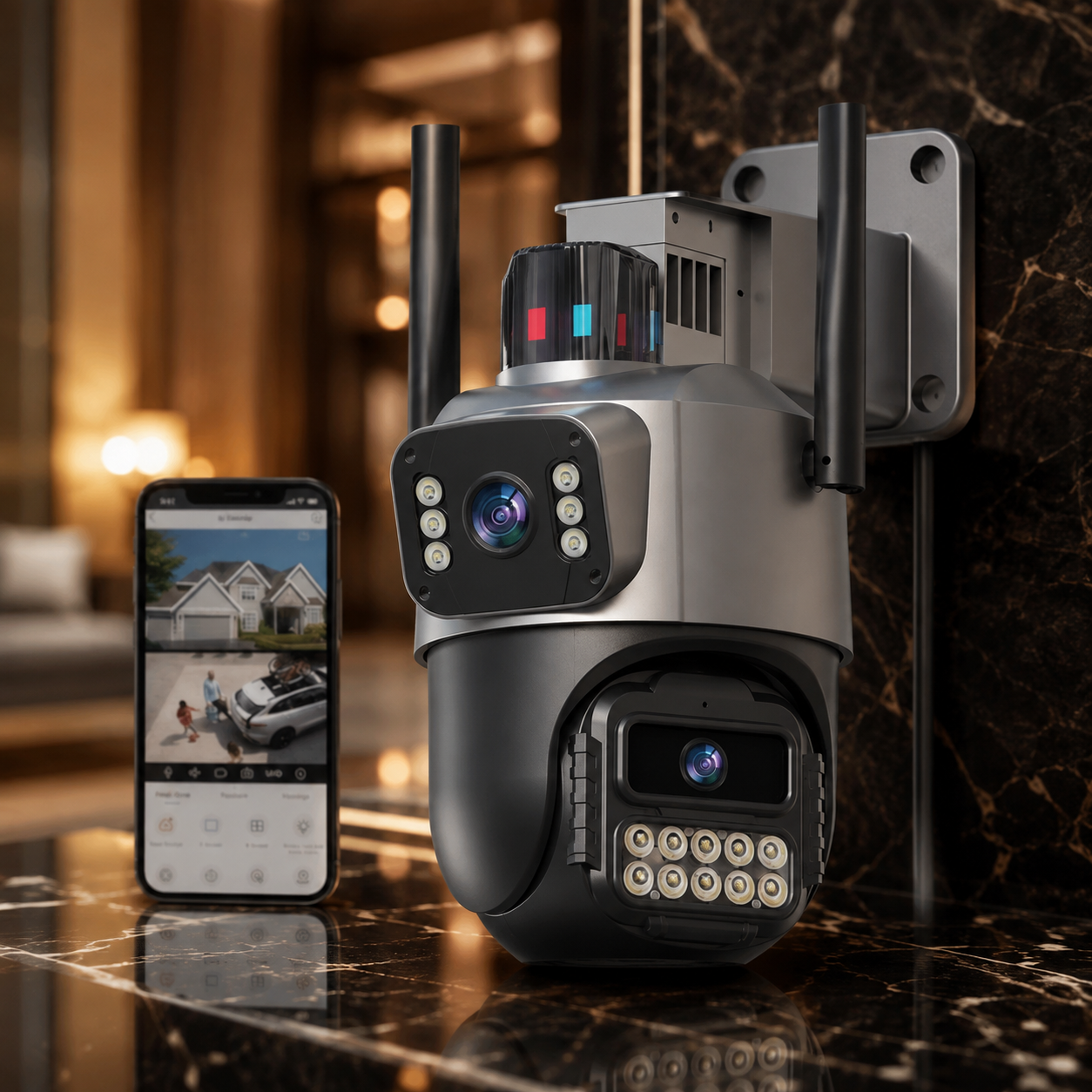 Tek Kamerayla İki Açı: Full HD Çift Kameralı Mini Kamera ile Her Anı Güvenle Kaydedin