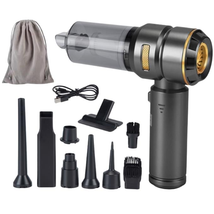  PRO HL-1212 Üflemeli Güçlü Vakum Ev Ofis Araç Süpürgesi 16000PA Güçlü El Süpürgesi Şarjlı Çok Fonksiyon