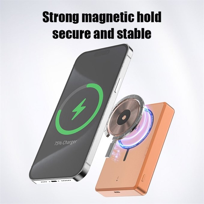 10.000mAh LCD Ekranlı Standlı Powerbank ,20W Hızlı Şarj, USB-C Giriş/Çıkış, Telefon Tutuculu Taşınabilir Şarj Cihazı