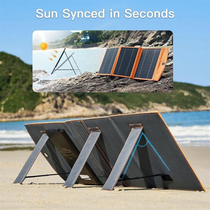 10,000mAh Solar Güneş Enerjili 3 Panelli 1 Type-C - 2 USB Çıkışlı 20W Hızlı Şarjlı Powerbank  