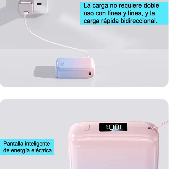 10000 mAh Hızlı Şarjlı Powerbank 22.5W LED Göstergeli Taşınabilir Şarj