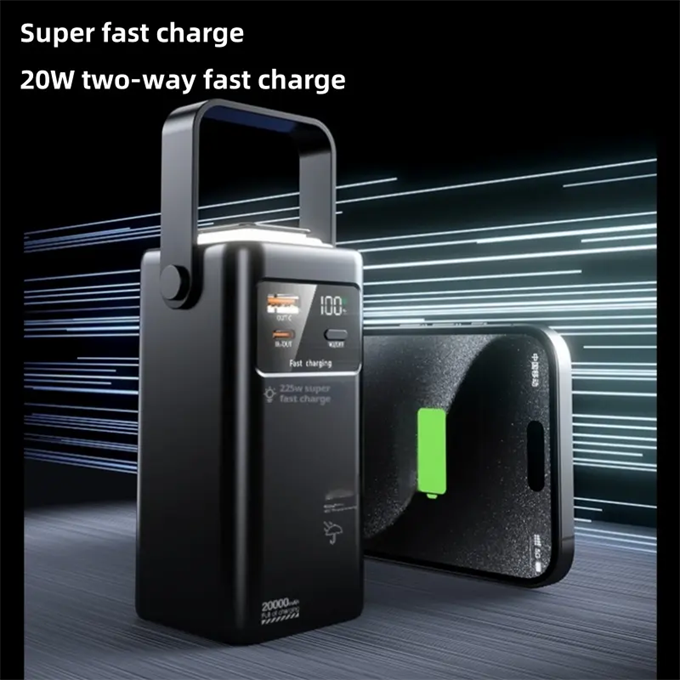20000Mah Powerbank 22.5W Hızlı Sarj Led Ekran El Feneri