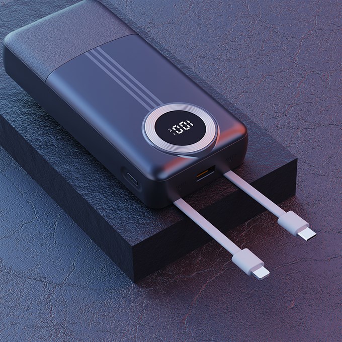 22.5W Hızlı Şarj 10000mAh Dijital Göstergeli Hızlı Şarj Powerbank