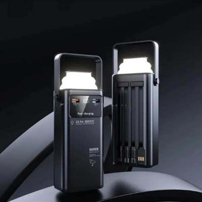 40.000 Mah Pd 22.5w 3.0 Hızlı Şarj Gerçek Taşınabilir Çoklu Kablolu İphone Android Uyumlu Powerbank