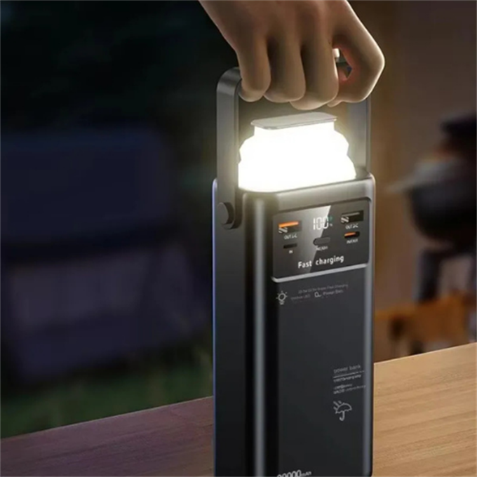 40.000 Mah Pd 22.5w 3.0 Hızlı Şarj Gerçek Taşınabilir Çoklu Kablolu İphone Android Uyumlu Powerbank