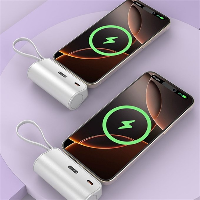 4500 mAh Mini Powerbank Type-C Girişli Taşınabilir Hızlı Şarj Taşınabilir Şarj Cihazı