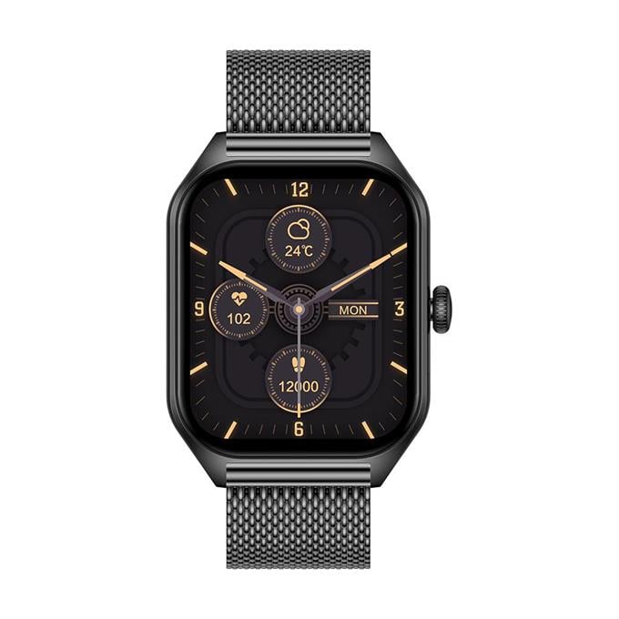 Akıllı Saat Classic Black 42mm - Çoklu Fonksiyonlu Kare Tasarım