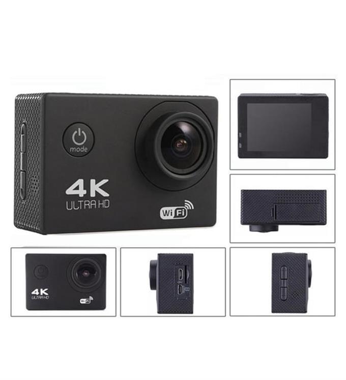 4K Aksiyon Kamerası | WiFi Destekli, 16MP, 170° Geniş Açılı, Su Geçirmez