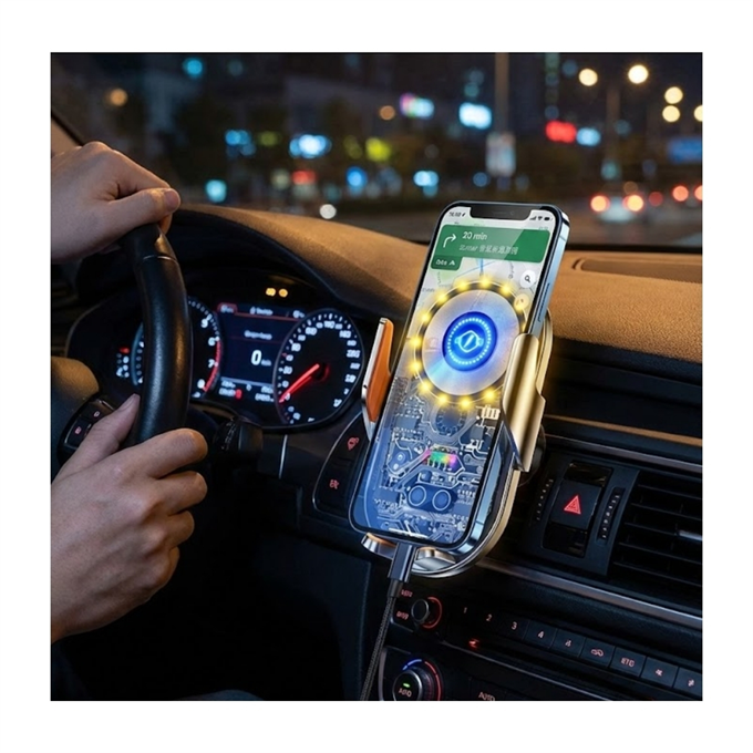 C13 Ultra Güçlü Araç İçi Telefon Tutucu - 360° Dönebilen Universal Cam ve Torpido Uyumlu Sarsılmaz Sabitleyici